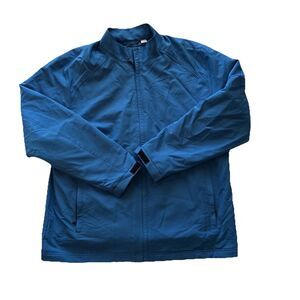 Cutter & Buck Men’s Blue WeatherTec Windbreaker Jacket Wind Water Resistant 3XL